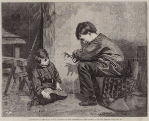 Az árnyék a falon (metszet) alkotó: English School