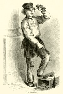 The Shoeblack (metszet) alkotó: English School
