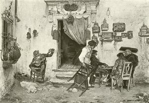 Figaro boltja (mélynyomás) alkotó: English School