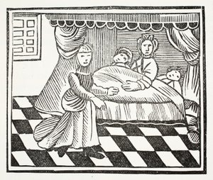 The Significance of Dreams, illusztráció a Chap-books of the Eightenth Century, John Ashton, pub. 1882 alkotó: English School