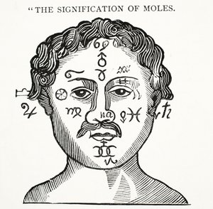 The Signification of Moles, illusztráció a Chap-books of the Eightenth Century, John Ashton, pub. 1882 alkotó: English School