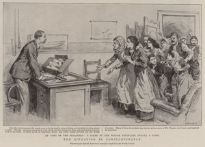 A konstantinápolyi helyzet (litho) alkotó: English School
