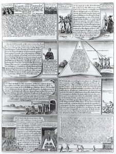Az 1643-as ünnepélyes szövetség és szövetség, W. Hollar (1607-77) metszete alkotó: English School