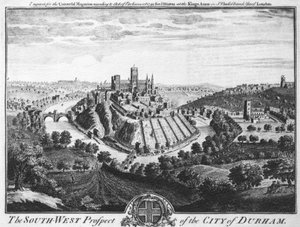 Durham város délnyugati kilátója, 1600 körül alkotó: English School