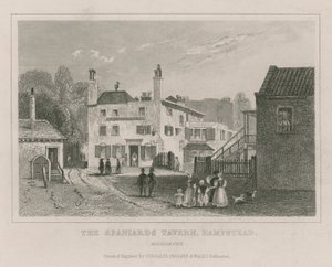 The Spaniards Tavern, Hampstead, London alkotó: English School