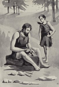 A lándzsakészítő (litho) alkotó: English School