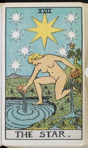 A Csillag a Tarot kulcsából: egy titkos hagyomány töredékei a jóslás fátyla alatt. [Kártyakészlettel.]