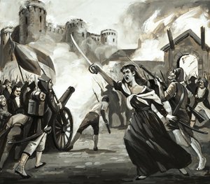 A Bastille megtámadása alkotó: English School