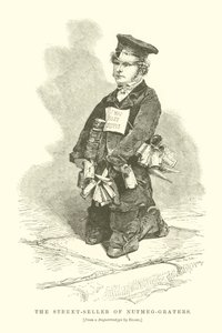 A szerecsendió-gráterek utcai árusa (metszet) alkotó: English School