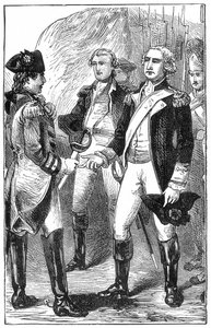 Cornwallis megadása, A Franciaország történetéből, Emile de Bonnechose, kiadó: Ward, Lock and Co, London alkotó: English School