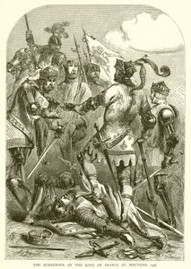 A francia király megadása Poictiers-ben, 1356