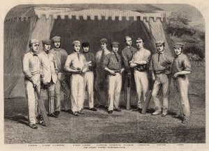 A Surrey Eleven krikettcsapat alkotó: English School