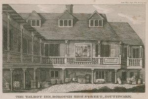 A Tabard Inn, Southwark alkotó: English School