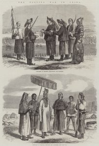 A Taeping háború Kínában (metszet) alkotó: English School