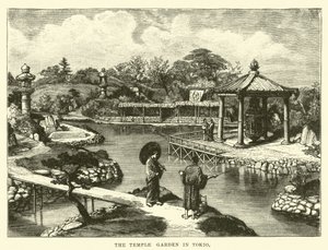 A templomkert Tokióban alkotó: English School