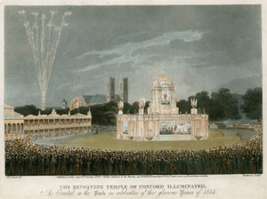 Der Tempel der Eintracht, geschaffen für den Frieden von 1814