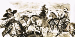 A Texas Ranger alkotó: English School