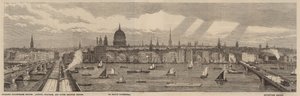 A Temze rakpart a Temze északi oldalán a Westminster palotától a Blackfriars hídig alkotó: English School