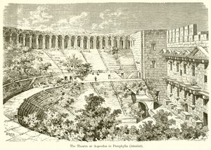 A Pamphylia-i Aspendus Színház (belső)