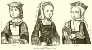 Kasztíliai Fülöp három gyermeke alkotó: English School