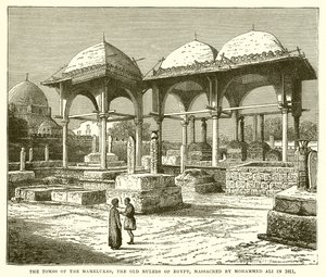 A Mamelukek, Egyiptom régi uralkodóinak sírjai, amelyeket Mohammed Ali mészárolt le 1811-ben