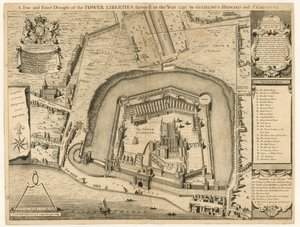A londoni Tower felmérése 1597-ben történt alkotó: English School