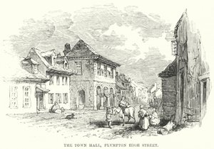 A városháza, Plympton High Street (metszet) alkotó: English School