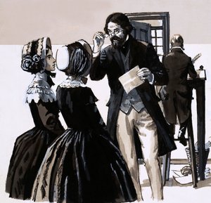 Brontes tragédiája (guache papíron) alkotó: English School