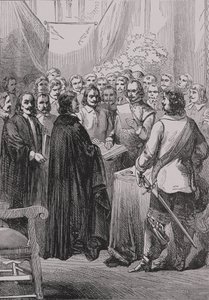 A vesztfáliai szerződés, a Franciaország történetéből, Emile de Bonnechose, kiadó: Ward, Lock and Co, London alkotó: English School