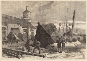 A Trinity Wharf, Blackwall alkotó: English School
