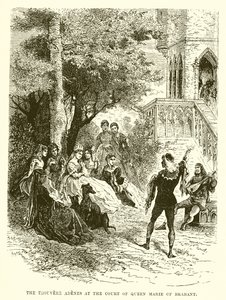 A Trouvere Adenes Mária brabanti királynő udvarában alkotó: English School