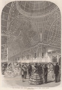Az Önkéntesek Bálja, Virágcsarnok, Olasz Királyi Opera, Covent Garden alkotó: English School