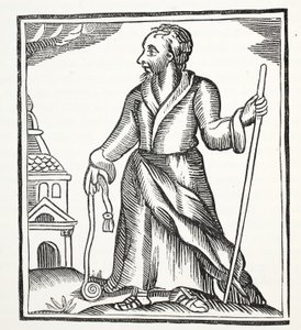 The Wandering Jew, illusztráció a Chap-books of the Eightenth Century, John Ashton, pub. 1882 alkotó: English School