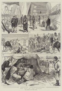 A háború a Soudanban (metszet) alkotó: English School