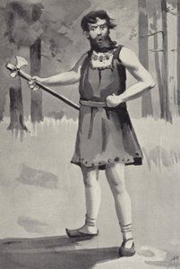 A harcos főnök (litho) alkotó: English School