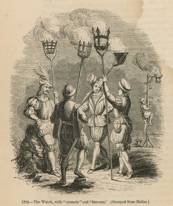 Az óra zsázsával és jelzőfényekkel alkotó: English School