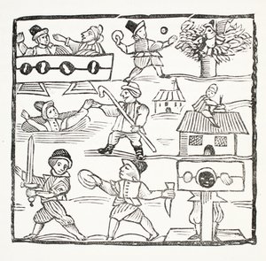 The Welch Traveller, avagy A szerencsétlen Welchman, Humphrey Cornish, illusztráció a Chap-books of the Eightenth Century, John Ashton, pub. 1882 alkotó: English School