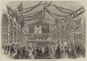 A walesi nemzeti Eisteddfod Aberystwithben (metszet) alkotó: English School