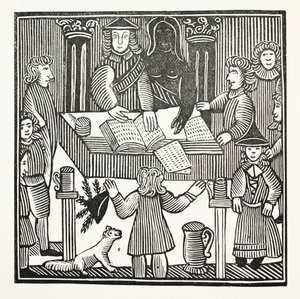 Sir John Barleycorn teljes tárgyalása és vádirata, Knt., John Ashton, a Chap-books of the Eighteenth Century illusztrációja, pub. 1882 alkotó: English School
