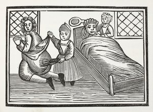 The World Turned Upside Down, illusztráció a Chap-books of the Eightenth Century-ből, John Ashton, pub. 1882 alkotó: English School