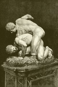 A pankrátorok. Márványcsoport a firenzei Uffizi Képtárban (metszet) alkotó: English School