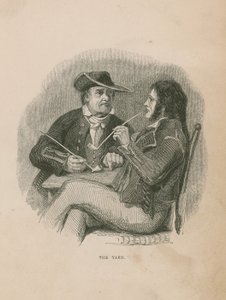 A fonal; illusztráció: Szegény Jack, Frederick Marryat alkotó: English School