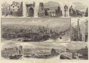 A Yorkshire Mezőgazdasági Társaság Halifaxban, Vázlatok Halifaxban (metszet) alkotó: English School