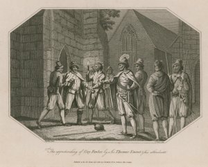 Guy Fawkes elfogása Sir Thomas Knevet és kísérői által alkotó: English School