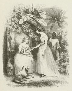 Madame De La Tour érkezése (metszet) alkotó: English School
