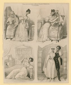 Miss Fanny Kemble hozzáállása Júlia szerepében alkotó: English School