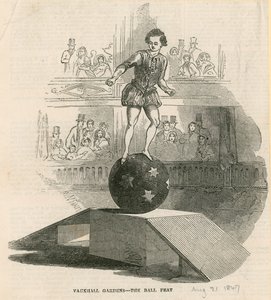 A labda bravúrja, Vauxhall Gardens, London alkotó: English School