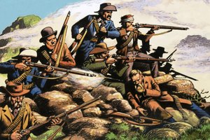 A Majuba Hill-i csata, első búr háború