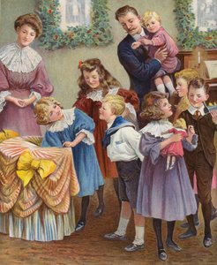 A korpás kád (színes litográfia) alkotó: English School