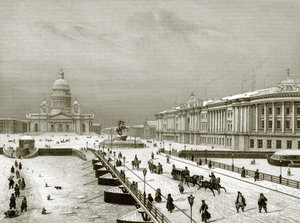 Szent Izsák hídja és temploma alkotó: English School